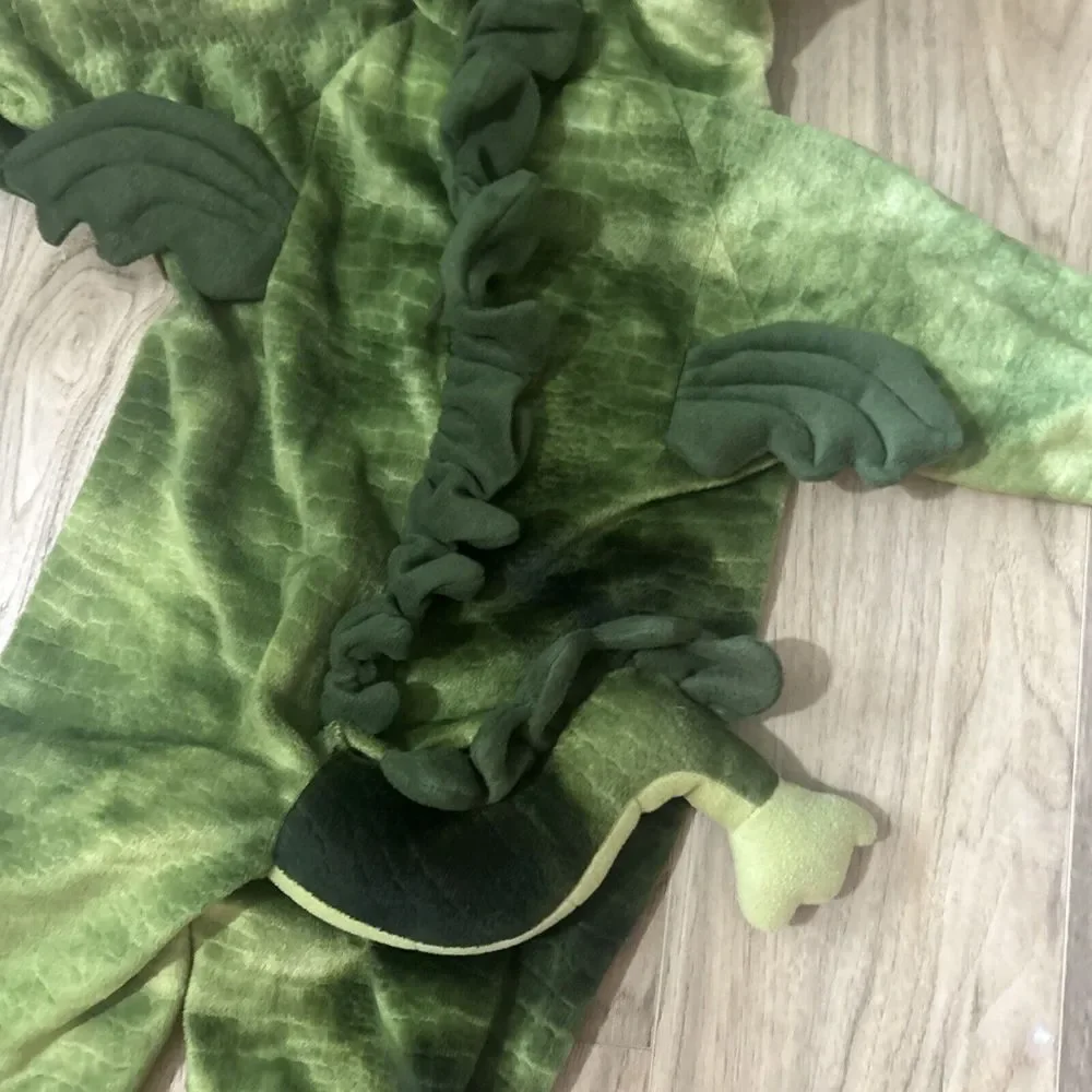 Boys Green Dragon Costume‎ Size 12/24 Months By Children's Place